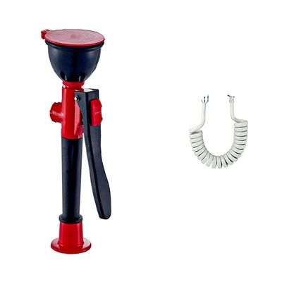 JIIPOREGJ Copper Sprayed Single Port Eyewash, Laboratory Eyewash, with Hose, Handheld Emergency Eyewash Station,Style 2