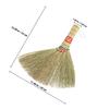 NULYLU Handmade Woven Small Bed Broom with Handle, Manual Household Cleaning Brush for Indoor Dusting and Desk Sweeping, Traditional Straw Material Suitable for Home and Restaurant Use view 2