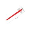 Abaodam 8pcs Double Head Denture Toothbrush Retainer Brush with Red Handles for False Teeth and Braces Cleaning Oral Care Tool view 2