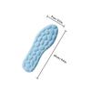 OSOLADY 6 Pairs Anti-Slip Shoe Insoles for Men and Women, Sweat-Absorbing 4d Pebble Texture, High-Elastic Shock-Absorbing Inserts for Standing Day, Blue Trim-to-fit Size 37/38 view 2