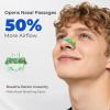 Extra Strong Nasal Strips for Snoring Relief (100 Count) - Instant Nasal Congestion Relief for Better Sleep & Exercise, Nose Strips Drug-Free, Skin-Friendly & Strong Hold - Deep Green, Large view 2