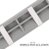 GALPADA Rubber Threshold Ramp for Robot Vacuum Cleaner Non-Slip Entrance Ramp Cushion 17cm X 5.3cm Grey Accessory for Home Doorways view 3