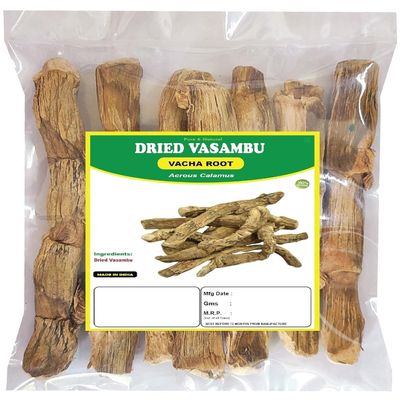 KR Dried Vasambu, 100gm - Vacha Root - Sweet Flag - Acrous Calamus - Vayambu