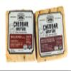 Cheddar and Gruyere Triple Pepper and Roasted Red Pepper & Cracked Peppercorn Cheese Blend, Gourmet Artisan Cheese Variety Pack, Bold & Savory Flavors - 8 oz Each (Pack of 2) view 1