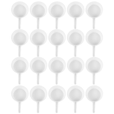 ibasenice 25pcs round Paper Plates with Handles, Disposable Party Fruit Salad Plates and Sauce Bowls, Creative Flat Bottom Design for Birthday, Wedding, Picnic, and Cocktail Events