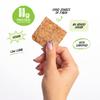 Primal Bakery High-Protein Seed Crackers, Original. 12 Pack | 11g Plant-Based Protein per Serving | 6g Gut-Friendly Fiber, 0g Added Sugar | Crunchy Keto-Certified Vegan Snack for Dips, Cheese Boards & On-the-Go view 4