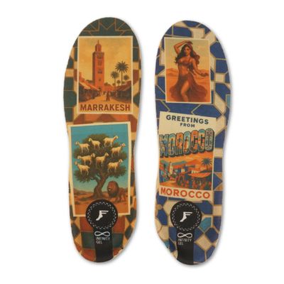 FP Gamechangers Pro Insoles (3D Custom Arch Support+ Quantum Heel) (Nassim Lachab Morocco - Infinity Foam, M10/10.5 | W 12/12.5, High (5mm Toe 10mm Heel))
