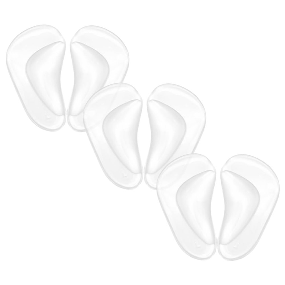 DOITOOL 3 Pairs Gel Forefoot Pads for Women High Heels Shoe Inserts, Soft Triangle-Shaped Ball-of-Foot Cushions Arch Support for Flat Feet and Plantar Fasciitis Relief