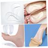 DOITOOL 3 Pairs Gel Forefoot Pads for Women High Heels Shoe Inserts, Soft Triangle-Shaped Ball-of-Foot Cushions Arch Support for Flat Feet and Plantar Fasciitis Relief view 3
