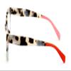 V.W.E. Women 2-Tone Tortoise Cateye Progressive Clear Lens Reading Glasses - Zero Power on Top Reader - AR Coating (Green, 3.00, x) view 3