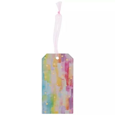 Watercolor and Foil Gift Tags - 12 Count