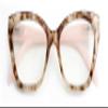 V.W.E. Women Cateye Progressive Clear Lens Reader - Zero Power On top - Translucent Pastel Reading Glasses (Pink, 2.25, x) view 1