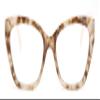 V.W.E. Women Cateye Progressive Clear Lens Reader - Zero Power On top - Translucent Pastel Reading Glasses (Pink, 2.25, x) view 3