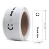 120Pcs Smiling Face Thank You Sticker 76x25mm Rectangular Thank You Label Adhesive Wrapping Label for Gift Packaging Gift Wrapping Sticker view 4