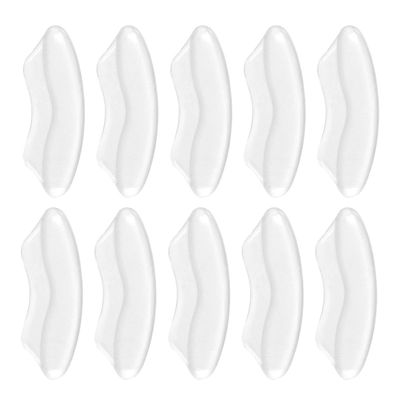 IDEANATEGRATE 5 Pairs Heel Cushion Inserts for Adults Self-Adhesive Gel Heel Pads Soft Double-Layer Thickened Comfort Inserts and Boots