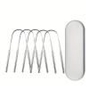 5pcs Household Tongue Cleaning Scraper Reusable For Men And Women Tool Washable Box(5pcs(pp bag)) view 2