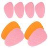 Homoyoyo 4 Pairs Womens High Heel Insoles Forefoot Pads, Thickened Breathable Metatarsal Cushion Grip Pads for Relief, Reusable Shoe Inserts for Comfort and Anti-Slip view 1