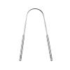1pcs Metal Tongue Scraper Cleaner Portable Stainless Steel Scrapers Brushes view 1