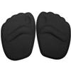Toyvian 2pcs Gel Forefoot Pads Ball of Foot Cushions Soft Silicone Metatarsal Inserts for Women High Heels Relief Shoe Inserts Black view 1