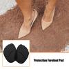 Toyvian 2pcs Gel Forefoot Pads Ball of Foot Cushions Soft Silicone Metatarsal Inserts for Women High Heels Relief Shoe Inserts Black view 4