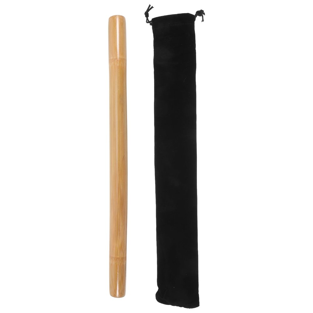 Anneome Therapy Massage Roller Stick with Storage Bag, Multifunction Wooden Rolling Massager for Shoulder Neck Face and Full Body Relaxation