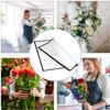 ULTECHNOVO Black Waterproof Flower Wrapping Paper Opp Glass Cellophane Wrap for Florists Bouquet Packaging Craft Supplies 20pcs Set view 3