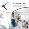 OHPHCALL Waterproof Black Flower Wrapping Paper 20pcs Opp Cellophane Packing Paper for Florists Bouquet Packaging Craft Supplies view 3
