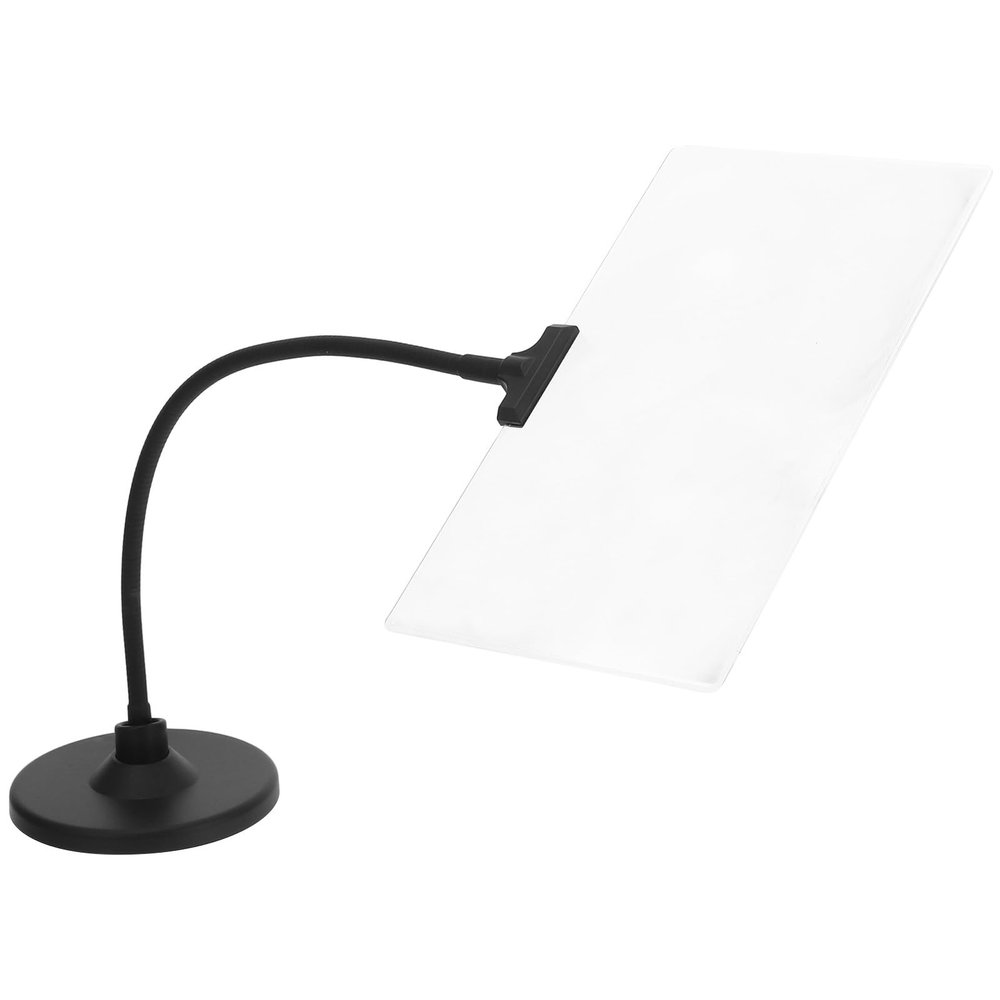 DOITOOL Reading Magnifier with Stand Laptop Screen Magnifier for Reading Desktop Black Magnifying Glass for Visual Impairment and Close Work