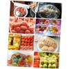 Hoement Food Cling Film Plastic Wrap 30cm X 3000ft Roll Disposable Food Packaging Film Fresh Keeping Storage Bag for Home Kitchen Fruit Vegetable Preservation view 2