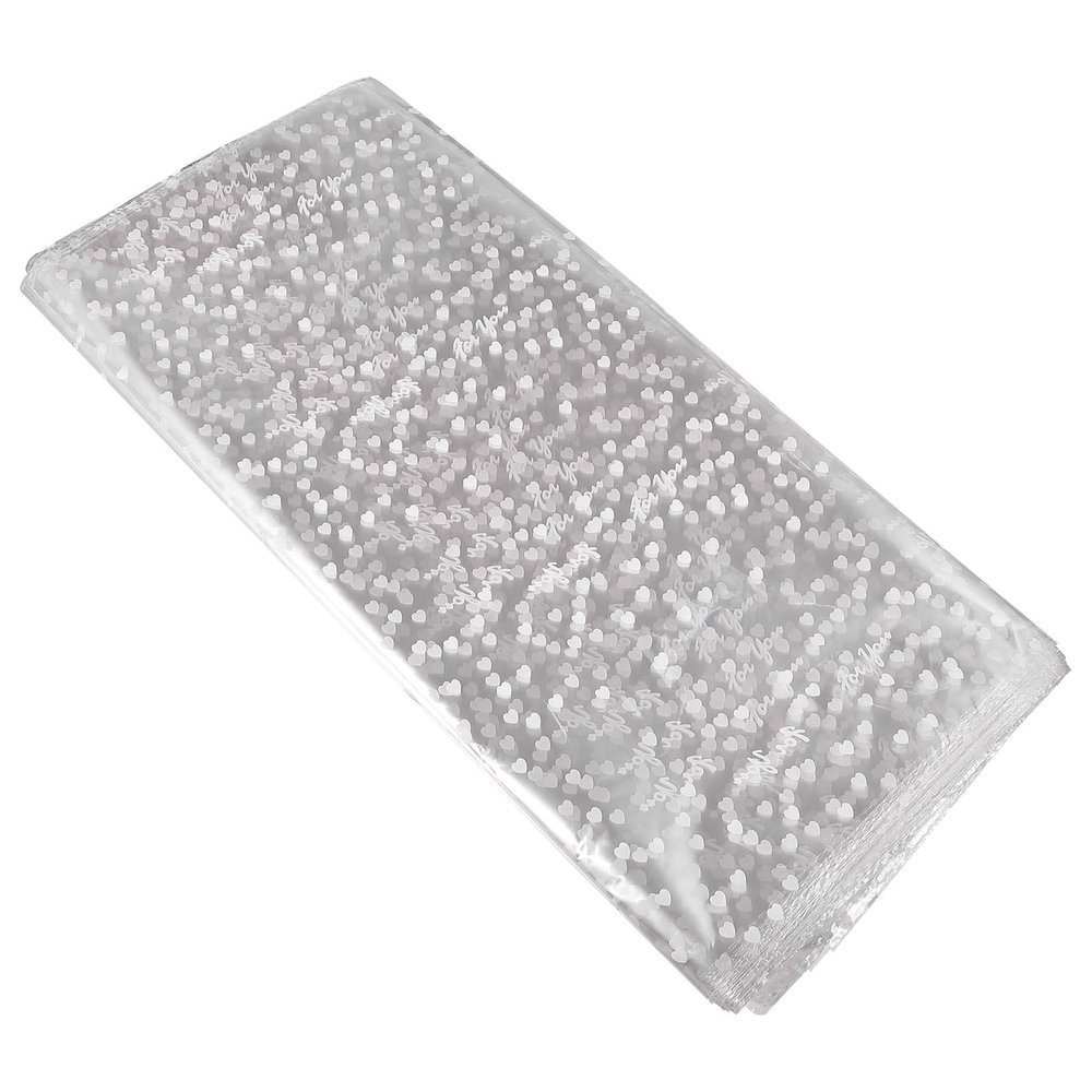 Housoutil Waterproof Packing Paper 43x55cm 100pcs White Cellophane Wrap for Flower Bouquet DIY Wrapping and Packaging