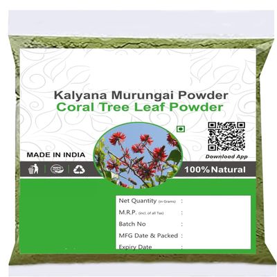 100 Gram | 3.52Ounce Kalyana Murungai Po.wder - Coral Tree Leaf Powd.er - Erythrina Variegata, 1Pack