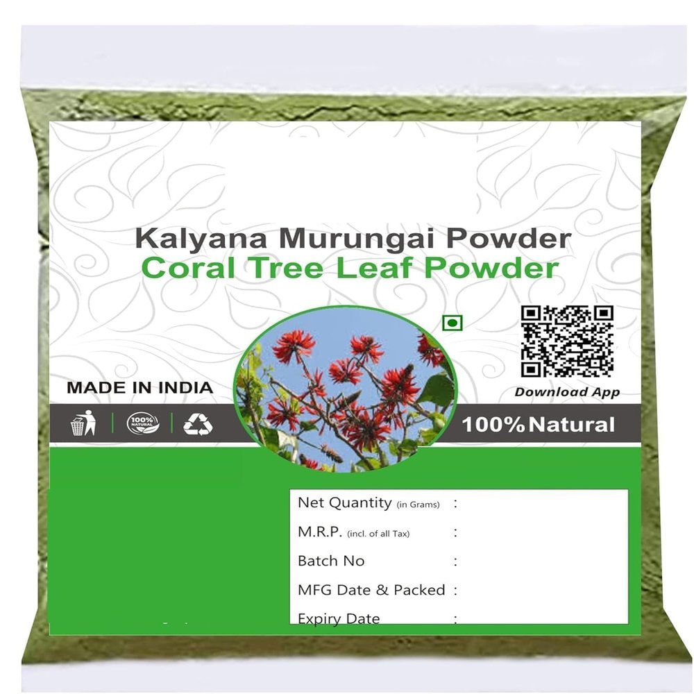 100 Gram | 3.52Ounce Kalyana Murungai Po.wder - Coral Tree Leaf Powd.er - Erythrina Variegata, 1Pack