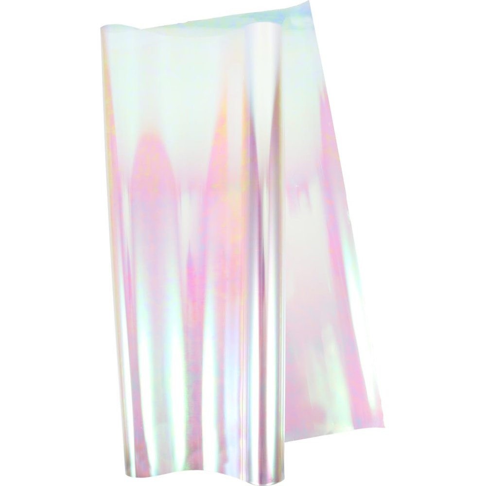 Baluue Iridescent Cellophane Wrap Colorful Packaging Paper 5.8 Mil Thickness 56cm X 10 Yards DIY Floral Bouquet Wrapping for Birthday and Basket Presentation