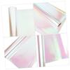 HANABASS Iridescent Floral Wrapping Cellophane Paper Roll 5. Thick 56cm X 10 Yards Decorative Bouquet Wrapping Material for DIY Flower and Basket Packaging view 3