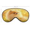 Cute Fluffy Pomeranian Sleep Mask Soft Eye Masks Light Blocking Eye Cover for Women Men view 2