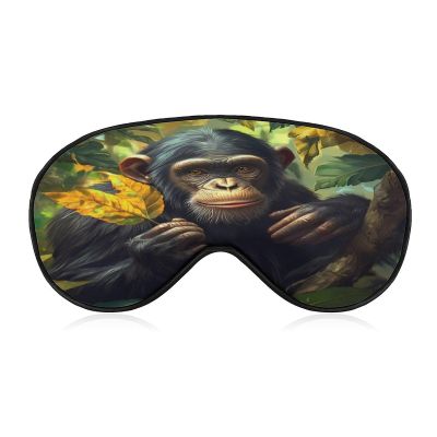 Monkey Gorilla Sleep Mask Soft Eye Masks Light Blocking Eye Cover for Women Men
