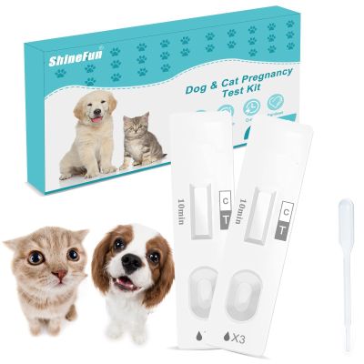 Dog & Cat Pregnancy Test Kit at Home,Dog Urine Test - Urine-Based, 98.8% Accurate, 10-Minute Results, Painless(1 PCS)