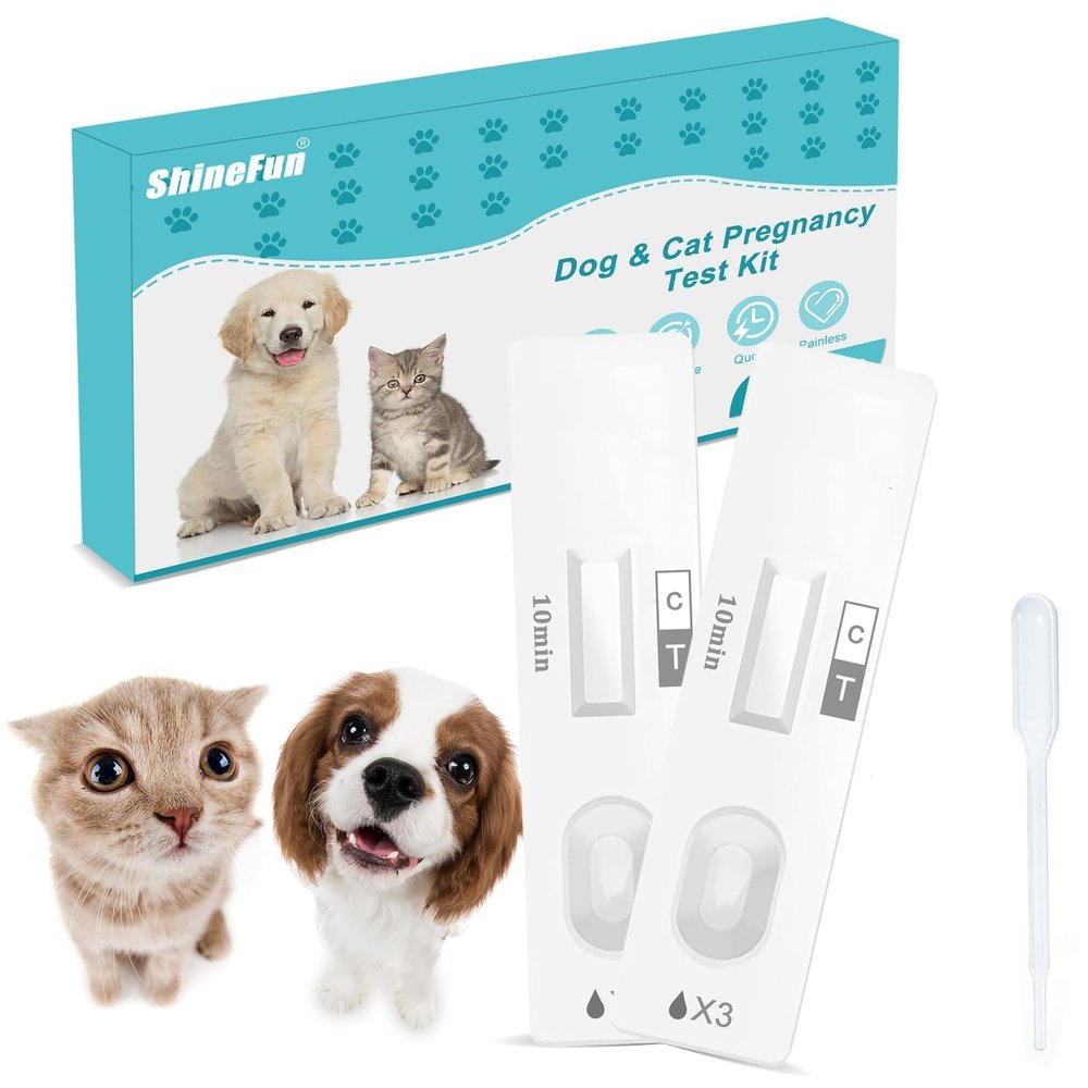 Dog & Cat Pregnancy Test Kit at Home,Dog Urine Test - Urine-Based, 98.8% Accurate, 10-Minute Results, Painless(1 PCS)