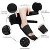 Plantar fasciitis night splint socks relieve the pain of plantar fasciitis, arch pain, heel bone spurs, foot sagging, and tendinitis, providing soft and comfortable footrests for both men and women (Black) view 2