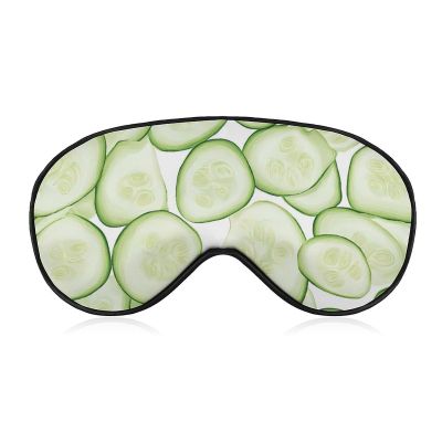 Cucumber-Slices Sleep Mask Soft Eye Masks Light Blocking Eye Cover for Women Men