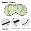 Cucumber-Slices Sleep Mask Soft Eye Masks Light Blocking Eye Cover for Women Men view 3