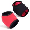 FytStycale 2 Pieces Heel Protectors Heel Socks Reusable Heel Cover Non Slip Soft Heel Cups Heel Pads for Running Riding Standing Walking, L view 2