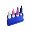Znet3D Eye Drop Bottle Organizer 4Slot Upright Holder with Wider Base & Deeper Wells Stable Countertop Storage Stand Made in USA (Blue) view 1