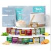 Tea Gift Set for Women 15 Assorted Teas, Premium Ceramic Mug, Soy Wax Candle, Hand Crme & Honey | Tea Sets for Adults, Tea Gift Box for Birthday, Get Well, Self Care, Teacher view 1