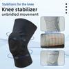 APXXAIBO Compression Knee Brace, Gel Patella Pad Knee Sleeve for Sports, Pain Relief, Meniscus Protection, Unisex (Grey double,XL [Suitable for 140-80kg weight]) view 3