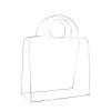 Acrylic Party Favor Bag Small Treat Handbag view 1