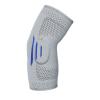 APXXAIBO Silicone Compression Elbow Brace, Breathable Knit Elbow Support for Basketball Running Gym, Elbow Stabilizer (Grey, a pair.,S code) view 1