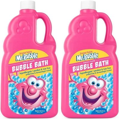 B'ubble Original Hypoallergenic B'ubble Bath - Tear-Free Formula for Long-Lasting B'ubbles Ideal for Kids, Toddlers, and Adults 36 fl oz Each (Pack of 2)