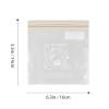 OKUMEYR 30pcs Small Food Storage Bags 14x16cm Resealable Plastic Snack Pouches with Reinforced Double Seams for Fresh Fruit and Vegetable Preservation view 2