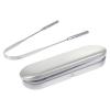 VICASKY U-shaped Tongue Scraper Copper Oral Cleaner with Storage Box, Home Tongue Cleaning Tool for Fresh Breath and Mouth Hygiene view 1